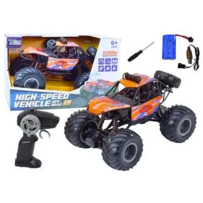Auto terenowe R/C 1:8 amortyzatory pomara�czowy LeanToys