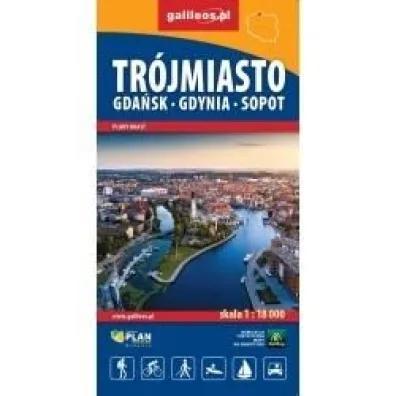 Plan Tr�jmiasto - Gda�sk - Gdynia - Sopot 1:17 000