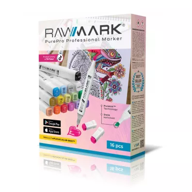 Rawmark Promarkery alkoholowe purePRO Grey Tones 16 szt.