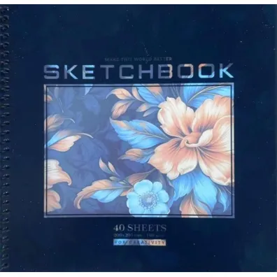 Fresh Szkicownik 200x200/40K g�adki Kwiaty