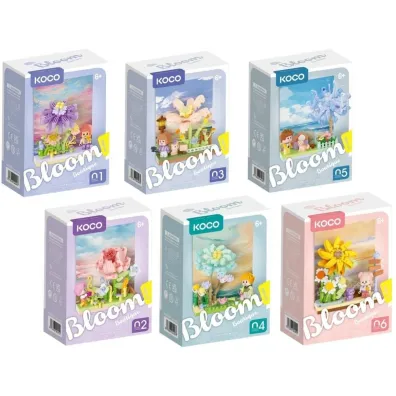 Klocki bukiet kwiat�w mix