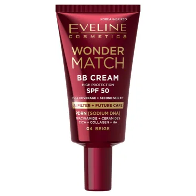 Eveline Cosmetics Wonder Match BB Cream krem BB SPF50 04 Beige 30 ml