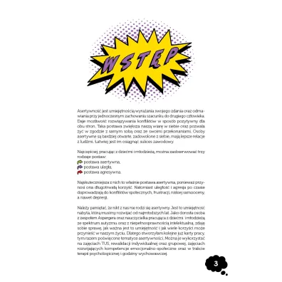 Ucz� si� asertywno�ci karty pracy doskonal�ce umiej�tno�� odmawiania i wyra�ania w�asnego zdania dla dzieci i m�odzie�y w wieku 9-16 lat w tym uczni�w ze spektrum autyzmu