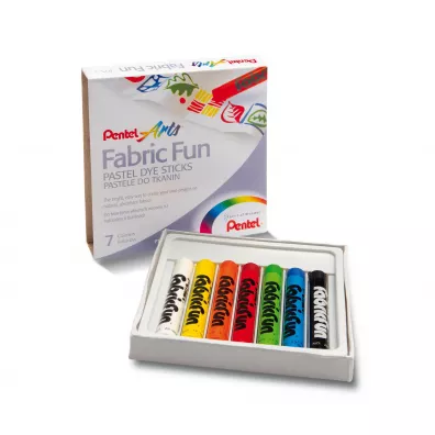 Pentel Pastele do tkanin 7 szt.