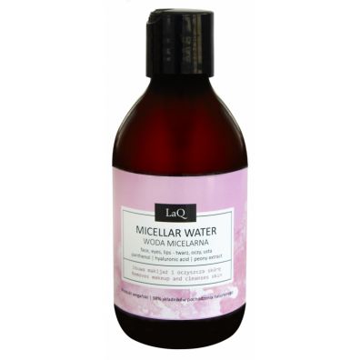 LaQ Micellar Water woda micelarna dla kadego rodzaju cery Kocica Piwonia 300 ml