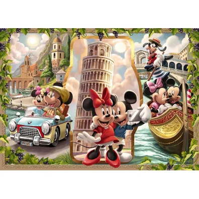 Puzzle 1000 el. Disney Classics Wakacje Miki i Mini Ravensburger
