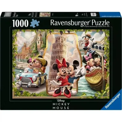 Puzzle 1000 el. Disney Classics Wakacje Miki i Mini Ravensburger