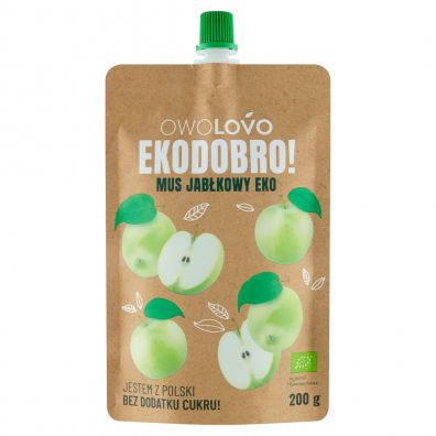 Owolovo Mus jabłkowy Ekodobro 200 g Bio