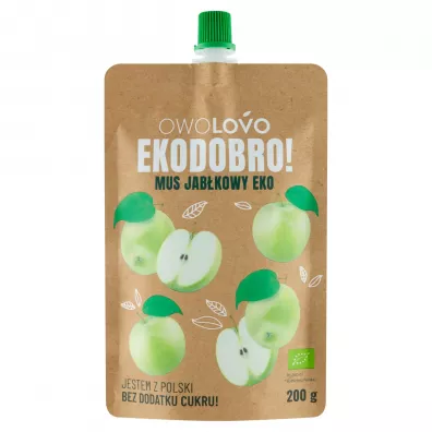 Owolovo Mus jabkowy Ekodobro 200 g Bio