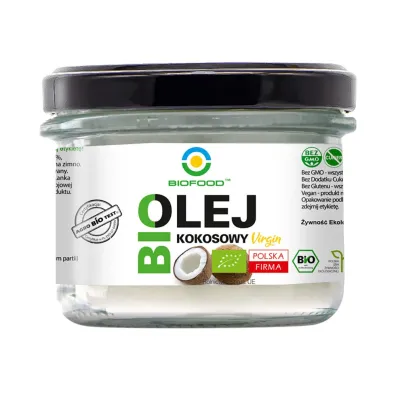 Bio Food Olej kokosowy virgin 180 ml Bio