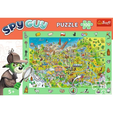 Puzzle obserwacyjne 100 el. Spy Guy Polska Trefl