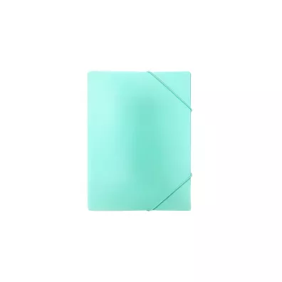 Biurfol Teczka A4 z gumk� PP pastel zielony