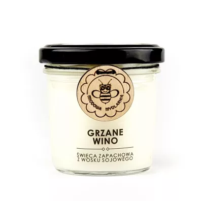 Miodowa Mydlarnia �wieca z wosku sojowego Grzane Wino 120 ml