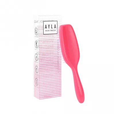 Sister Young Ayla Hair Brush szczotka do w�os�w z elastycznym nylonowym w�osiem Pastel Peach