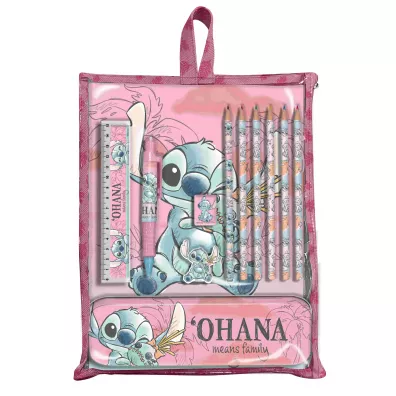 KIDS EUROSWAN Zestaw pi�mienniczy Stitch 12 el. ST00033