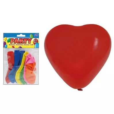 MFP Balon dmuchany serce 30cm 12 szt.