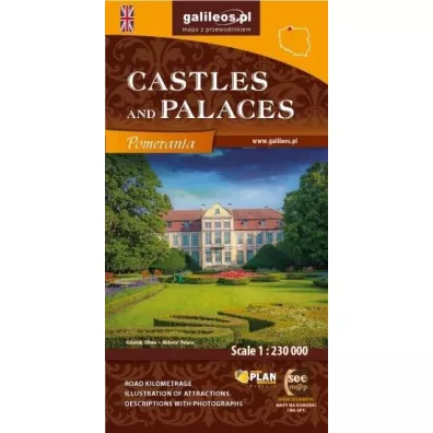 Castles and Palaces Pomerania 1:230 000