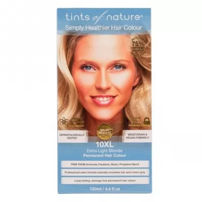 Tints of nature Naturalna farba do wosw  - 10XL Bardzo jasny blond 130 ml