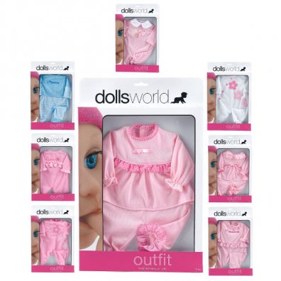 Ubranka Deluxe w 8 modnych wzorach Dolls World
