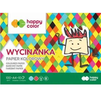Happy Color Papier kolorowy A4 10 szt.