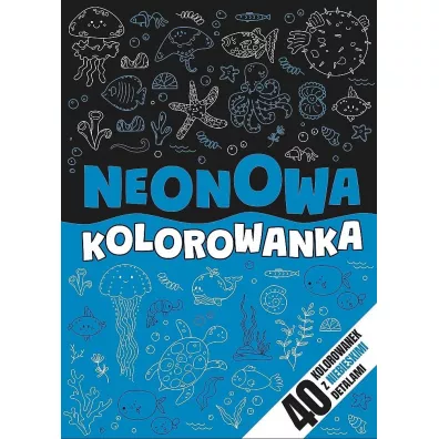 Neonowa kolorowanka niebieska TREFL