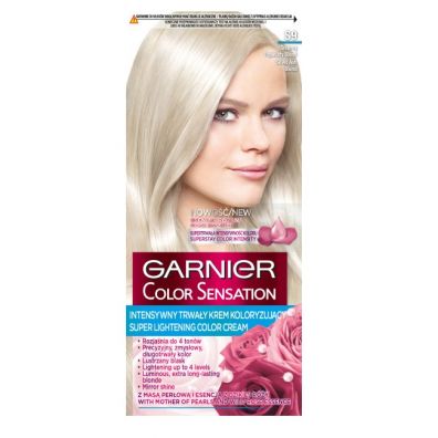 Garnier Color Sensation Cream Super Lightening superrozjaniajcy krem koloryzujcy S9 Srebrny Popielaty Blond