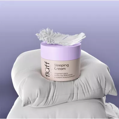 Fluff Sleeping Cream regenerujcy krem na noc z Pyem Ksiycowym 50 ml
