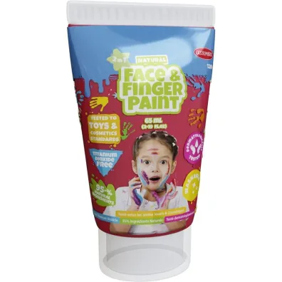 Boti Farba do malowania palcami - czerwona 65ml