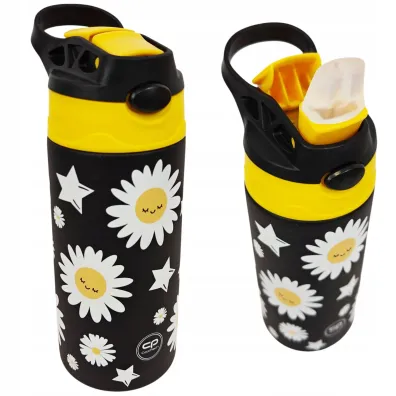 Patio Coolpack, Bidon metalowy 350 ml Bono - Daisy Black (Z10817)