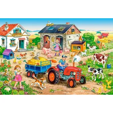 Puzzle 40 el. �ycie na farmie Castorland