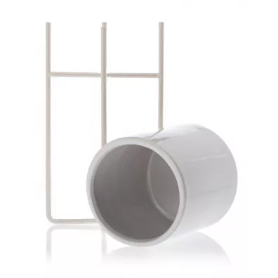 HowHomely Doniczka Florri White 23,5 cm