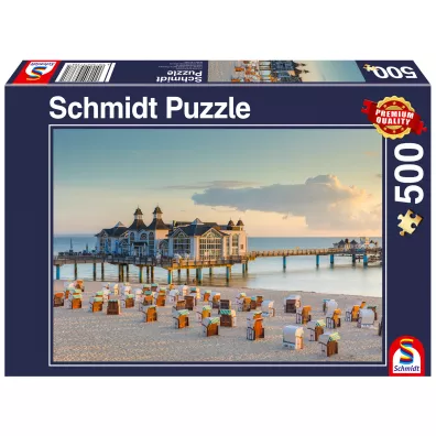 Puzzle 500 el. Molo w Sellin, Niemcy G3