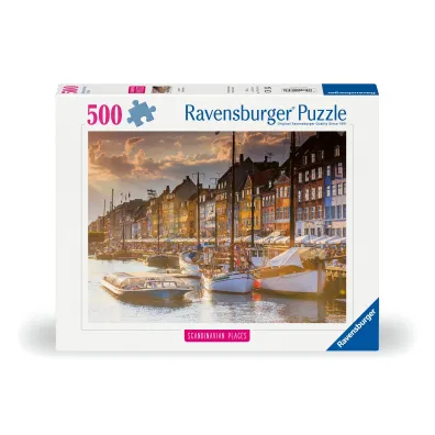 Puzzle 500 el. Zach�d S�o�ca w Kopenhadze Ravensburger