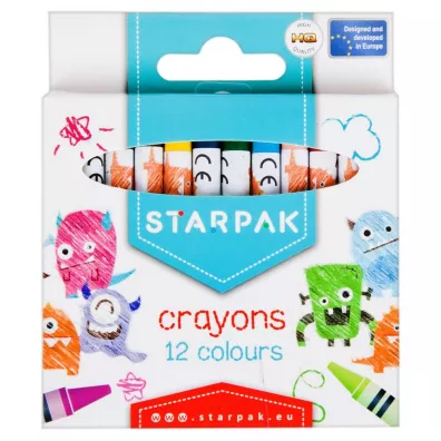 Starpak Kredki �wiecowe 12 szt.