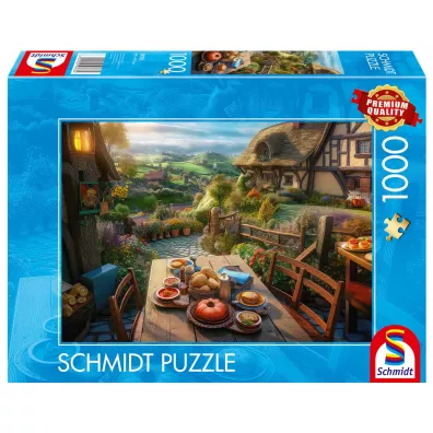 Puzzle 1000 el. PQ �niadanie na �wie�ym powietrzu Schmidt