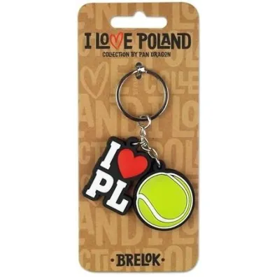 Pan Dragon Brelok I love Poland Polska ILP-BRE-A-PL-14