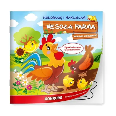 Weso�a Farma. Koloruj� i naklejam