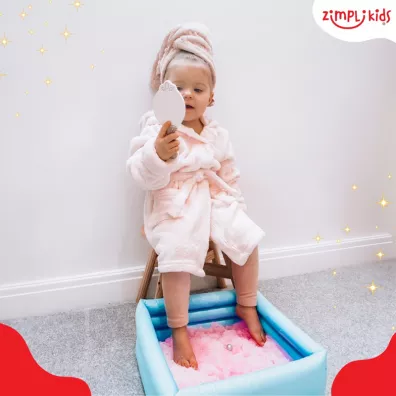 Domowe spa dla st�p z misk�, przybornikiem i galaretk� Gelli Spa 5+ Zimpli Kids