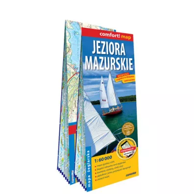 comfort!map Mapa �eglarska Jeziora mazurskie 1:60 000