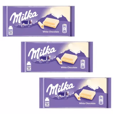 Milka Czekolada bia�a Zestaw 3 x 100 g