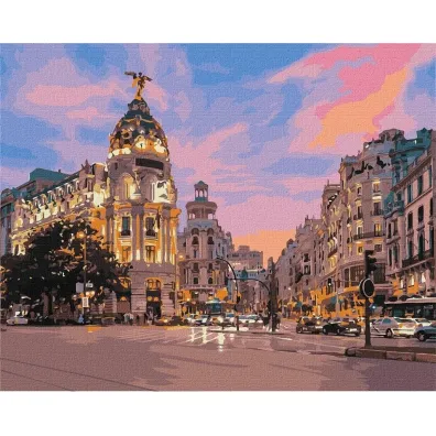 Ideyka Malowanie po numerach - Wiecz�r Hiszpania 40x50cm