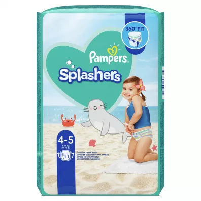 Pampers Jednorazowe pieluchy do p�ywania 4-5 Splashers (9-15 kg) 11 szt.