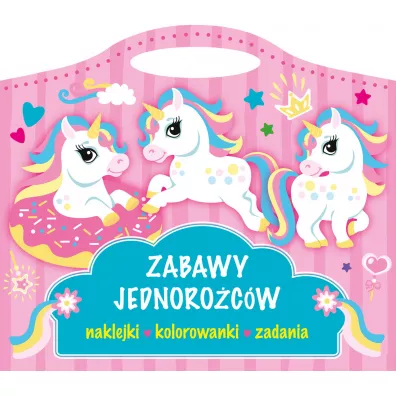 Zabawy jednoro�c�w. Naklejki, kolorowanki, zadania