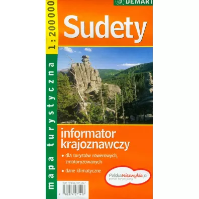Mapa turystyczna Sudety 1:200 000