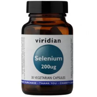 Viridian Selen 200ug - suplement diety 30 kaps.
