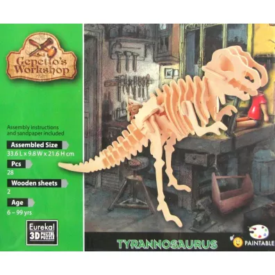 �amig��wka drewniana Gepetto. Tyranozaur G3