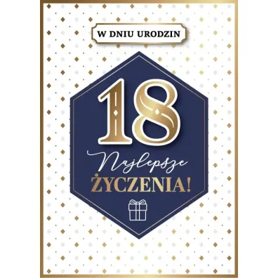 Armin Style KARNET URODZINY 18 B6 Z KOP AS GM-1213 FOL
