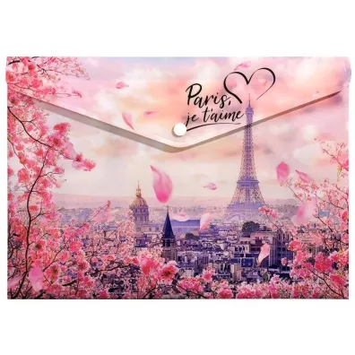 Panta Plast Koperta A4 PP na nap z nadrukiem Take Me To Paris