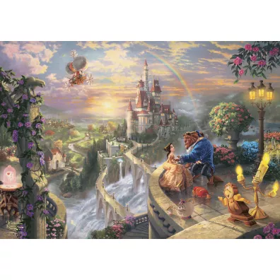 Puzzle 500 el. PQ THOMAS KINKADE Pikna i Bestia Schmidt Spiele-Puzzle