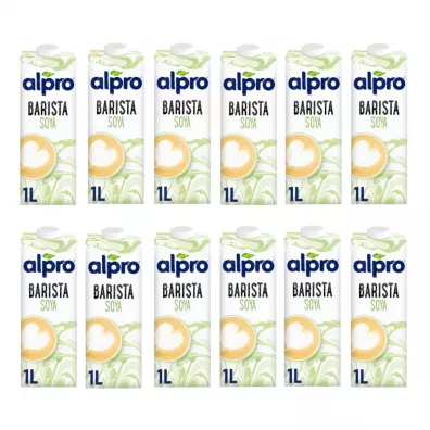 Alpro Barista do kawy - Napj Sojowy z wapniem i witaminami zgrzewka 12 x 1 l